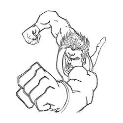 Раскраска: Аквамэн (Супер герой) #85101 - Бесплатные раскраски для печати