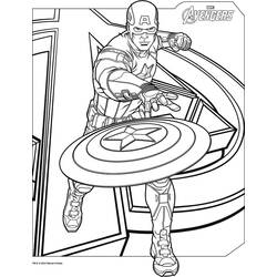 Раскраска: Мстители (Супер герой) #74018 - Раскраски для печати