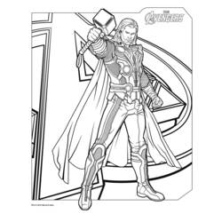 Раскраска: Мстители (Супер герой) #74019 - Бесплатные раскраски для печати