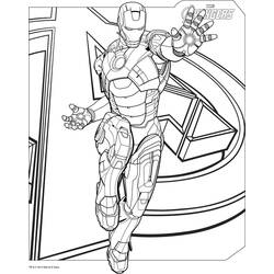 Раскраска: Мстители (Супер герой) #74021 - Раскраски для печати