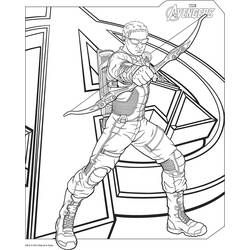 Раскраска: Мстители (Супер герой) #74024 - Бесплатные раскраски для печати