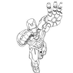 Раскраска: Мстители (Супер герой) #74080 - Бесплатные раскраски для печати