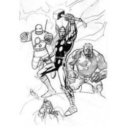 Раскраска: Мстители (Супер герой) #74092 - Бесплатные раскраски для печати