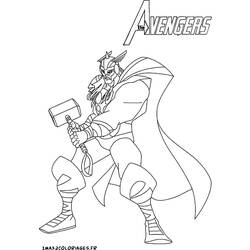 Раскраска: Мстители (Супер герой) #74114 - Бесплатные раскраски для печати
