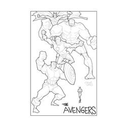 Раскраска: Мстители (Супер герой) #74229 - Бесплатные раскраски для печати