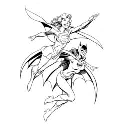 Раскраска: Batgirl (Супер герой) #77733 - Раскраски для печати