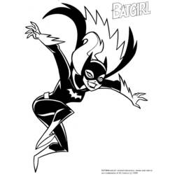 Раскраска: Batgirl (Супер герой) #77738 - Раскраски для печати
