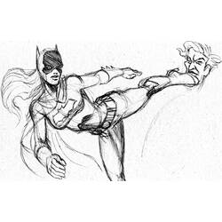 Раскраска: Batgirl (Супер герой) #77747 - Раскраски для печати