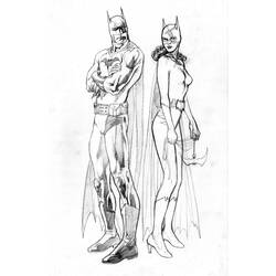 Раскраска: Batgirl (Супер герой) #77764 - Раскраски для печати