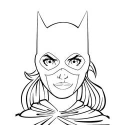 Раскраска: Batgirl (Супер герой) #77773 - Раскраски для печати
