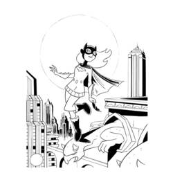 Раскраска: Batgirl (Супер герой) #77801 - Раскраски для печати