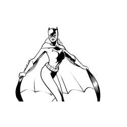 Раскраска: Batgirl (Супер герой) #77909 - Раскраски для печати