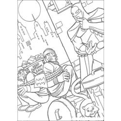 Раскраска: денщик (Супер герой) #77053 - Бесплатные раскраски для печати