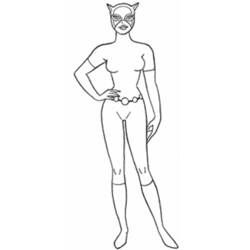 Раскраска: Catwoman (Супер герой) #78046 - Раскраски для печати