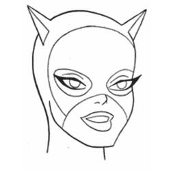 Раскраска: Catwoman (Супер герой) #78048 - Раскраски для печати