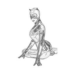 Раскраска: Catwoman (Супер герой) #78096 - Раскраски для печати