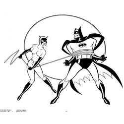 Раскраска: Catwoman (Супер герой) #78102 - Раскраски для печати