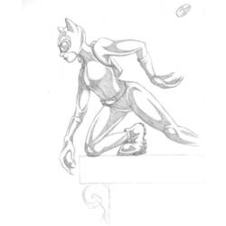 Раскраска: Catwoman (Супер герой) #78184 - Раскраски для печати