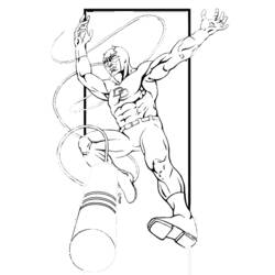 Раскраска: смельчак (Супер герой) #78206 - Раскраски для печати