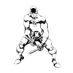 Раскраска: смельчак (Супер герой) #78207 - Раскраски для печати