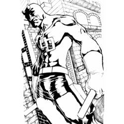 Раскраска: смельчак (Супер герой) #78212 - Раскраски для печати