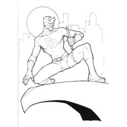 Раскраска: смельчак (Супер герой) #78213 - Раскраски для печати