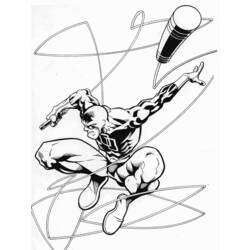 Раскраска: смельчак (Супер герой) #78216 - Раскраски для печати