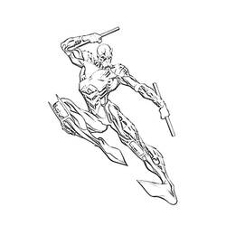 Раскраска: смельчак (Супер герой) #78219 - Раскраски для печати