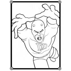 Раскраска: смельчак (Супер герой) #78226 - Раскраски для печати