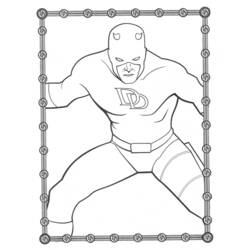 Раскраска: смельчак (Супер герой) #78233 - Раскраски для печати