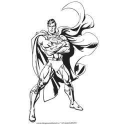Раскраска: Super Heroes DC Comics (Супер герой) #80115 - Раскраски для печати