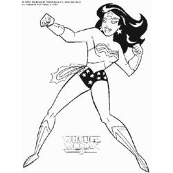 Раскраска: Super Heroes DC Comics (Супер герой) #80124 - Бесплатные раскраски для печати