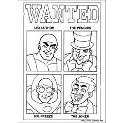 Раскраска: Super Heroes DC Comics (Супер герой) #80144 - Бесплатные раскраски для печати