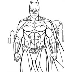 Раскраска: Super Heroes DC Comics (Супер герой) #80145 - Раскраски для печати