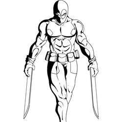 Раскраска: Super Heroes DC Comics (Супер герой) #80218 - Бесплатные раскраски для печати