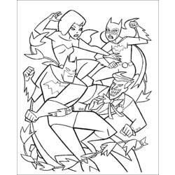 Раскраска: Super Heroes DC Comics (Супер герой) #80225 - Бесплатные раскраски для печати