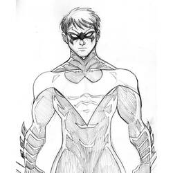 Раскраска: Super Heroes DC Comics (Супер герой) #80238 - Бесплатные раскраски для печати