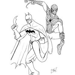 Раскраска: Super Heroes DC Comics (Супер герой) #80247 - Бесплатные раскраски для печати
