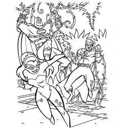 Раскраска: Super Heroes DC Comics (Супер герой) #80263 - Бесплатные раскраски для печати