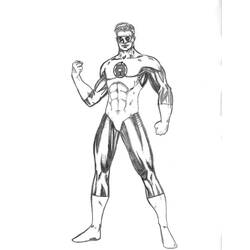 Раскраска: Super Heroes DC Comics (Супер герой) #80286 - Бесплатные раскраски для печати