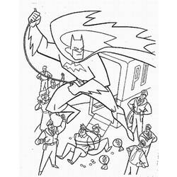 Раскраска: Super Heroes DC Comics (Супер герой) #80296 - Бесплатные раскраски для печати