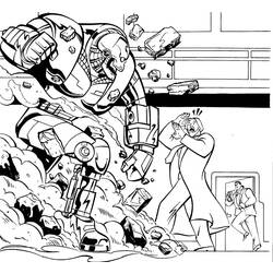 Раскраска: Super Heroes DC Comics (Супер герой) #80318 - Бесплатные раскраски для печати