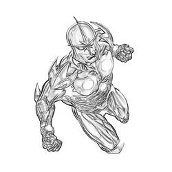 Раскраска: Super Heroes DC Comics (Супер герой) #80384 - Бесплатные раскраски для печати