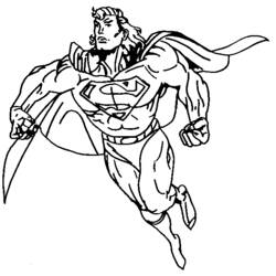 Раскраска: Super Heroes DC Comics (Супер герой) #80422 - Бесплатные раскраски для печати