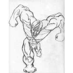 Раскраска: Super Heroes DC Comics (Супер герой) #80435 - Бесплатные раскраски для печати