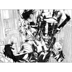 Раскраска: Super Heroes DC Comics (Супер герой) #80493 - Бесплатные раскраски для печати