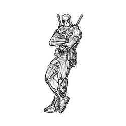 Раскраска: Deadpool (Супер герой) #82894 - Раскраски для печати