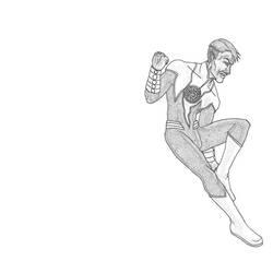 Раскраска: Зеленый Фонарь (Супер герой) #81569 - Бесплатные раскраски для печати