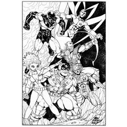 Раскраска: Хранители Галактики (Супер герой) #82439 - Раскраски для печати