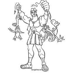 Раскраска: Геркулес (Супер герой) #84172 - Раскраски для печати